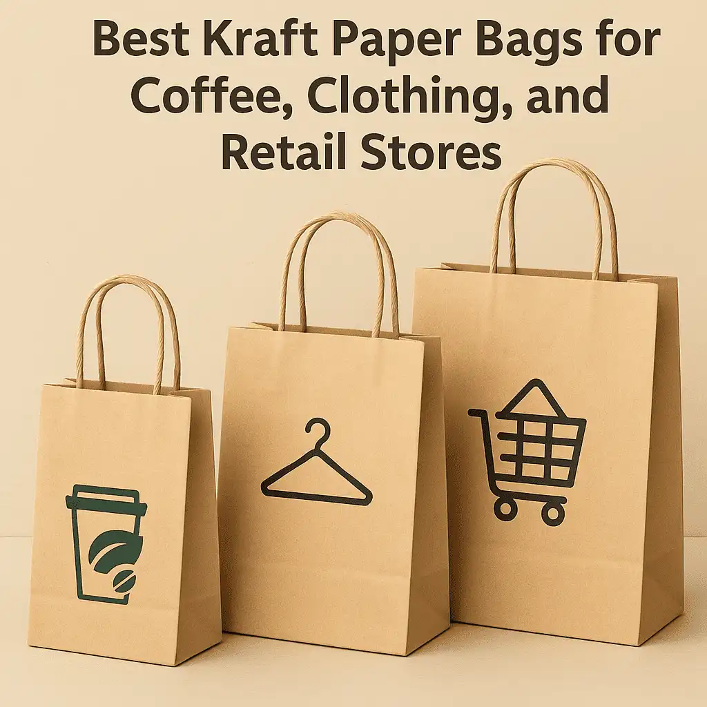 Best Kraft Paper Bags for Coffee, Clothing, and Retail Stores